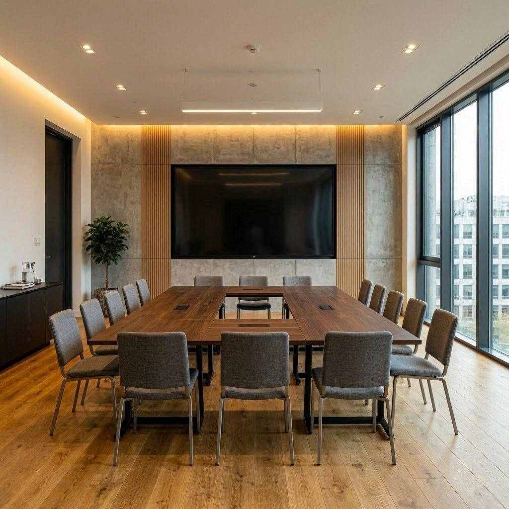 写字楼办公视频会议隔音因会议预约冲突发生变化时广告策划公司该怎样同步信息